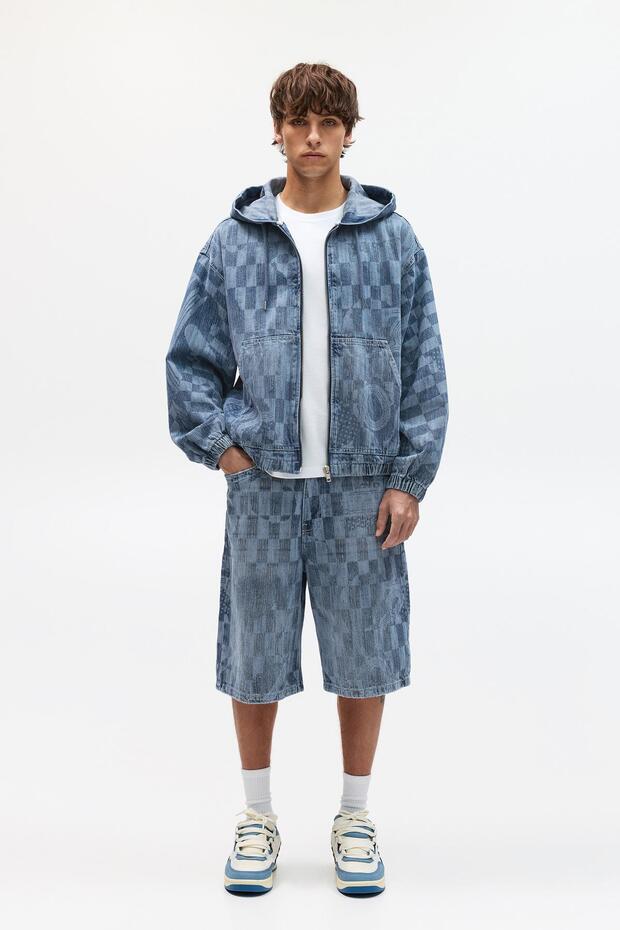 Bráulio Amado skater denim bermuda - 2