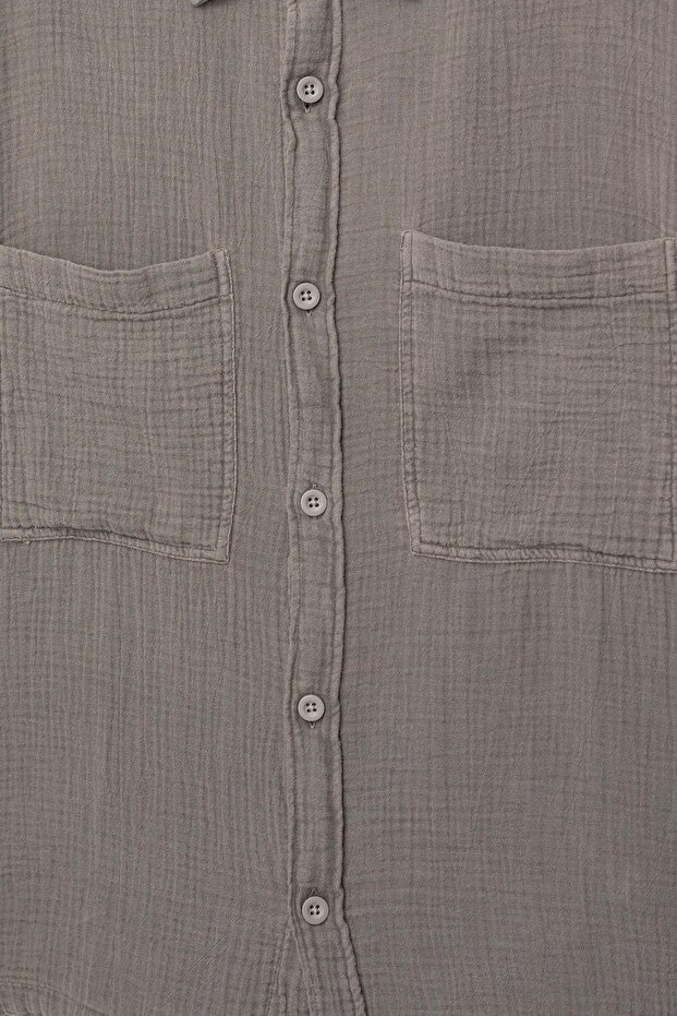 Şile bezi kısa kollu gömlek - 8