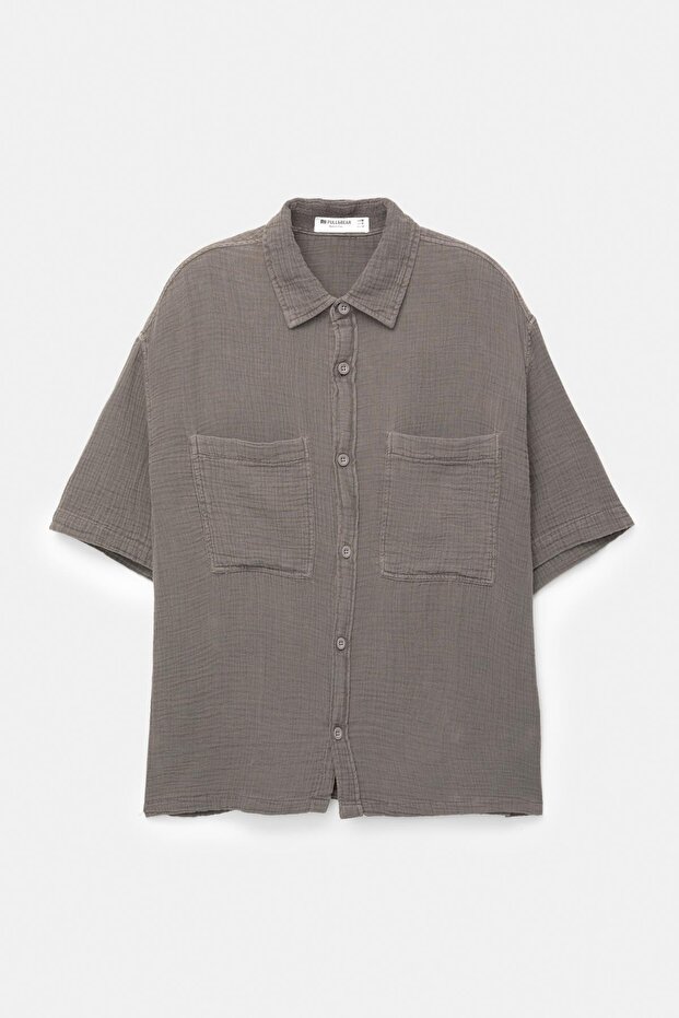 Şile bezi kısa kollu gömlek - 7