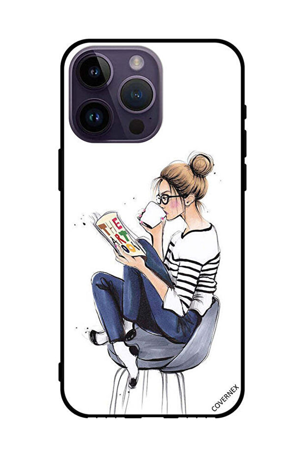 غطاء حماية لهاتف Apple iPhone 14 Pro Max - قراءة كتاب الفن