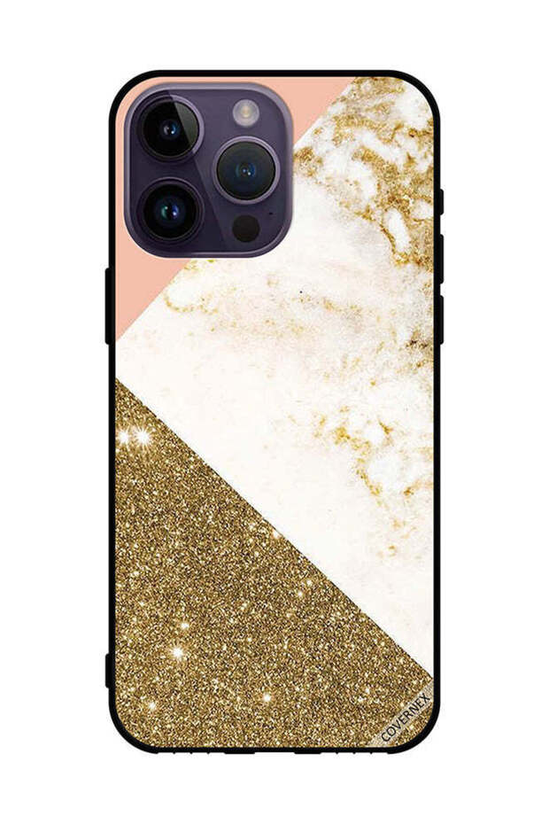 غطاء حماية لهاتف Apple iPhone 14 Pro Max بنمط لامع وغير لامع