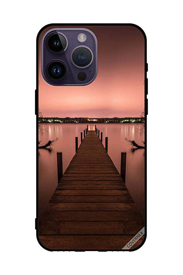 غطاء حماية لهاتف Apple iPhone 14 Pro Max - مسار إلى البحر مساءً