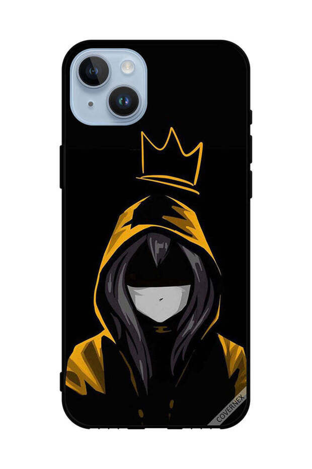 غطاء حماية لهاتف Apple iPhone 14 Plus Queen Glitters Bg