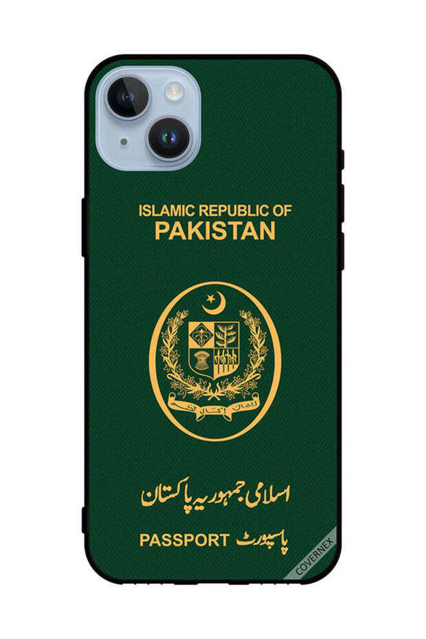 غطاء حماية لهاتف Apple iPhone 14 Plus بنمط جواز السفر الباكستاني