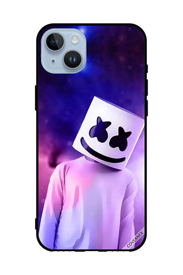 غطاء حماية لهاتف Apple iPhone 14 Plus Marshmello Head