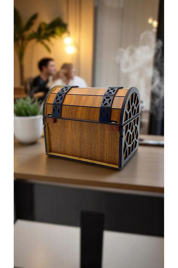 Tip Box, Bahşiş Kutusu, Kumbara, Sandık Tipi Tipbox - 3