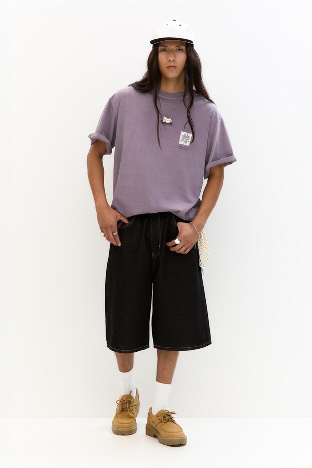 Rogue Tribe grafik baskılı tişört - 3