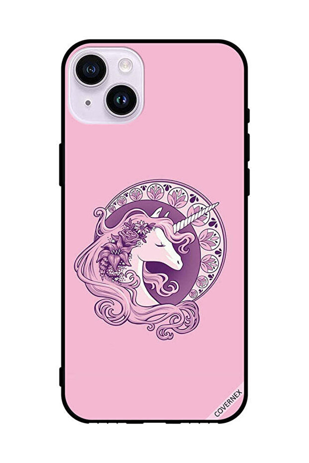 غطاء حماية لهاتف Apple iPhone 14 برسومات يونيكورن