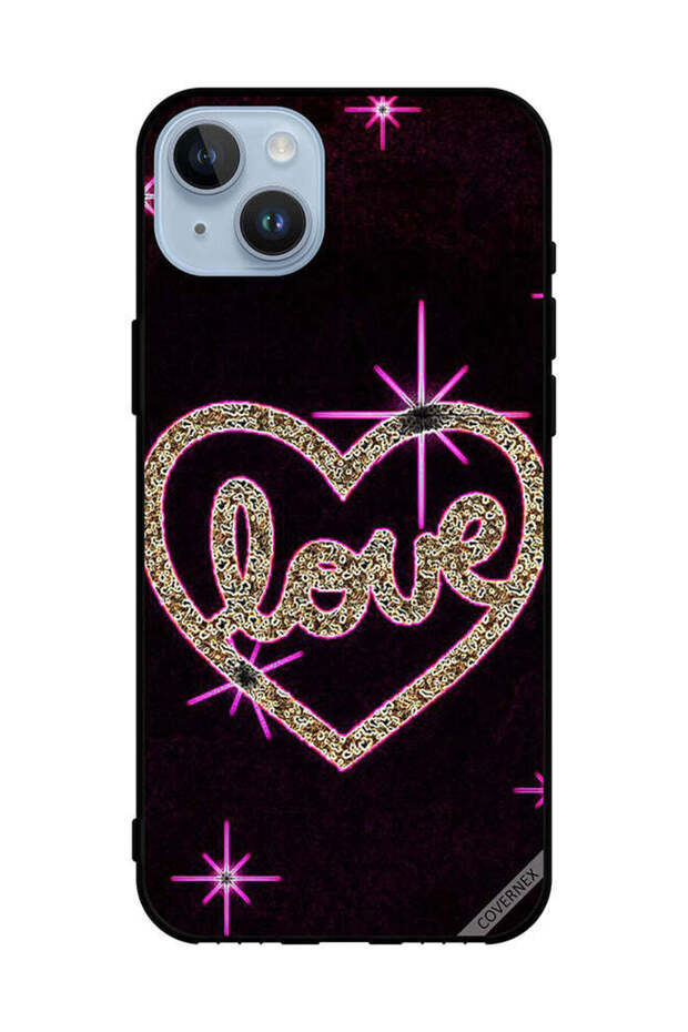 غطاء حماية لهاتف Apple iPhone 14 Plus Love Heart