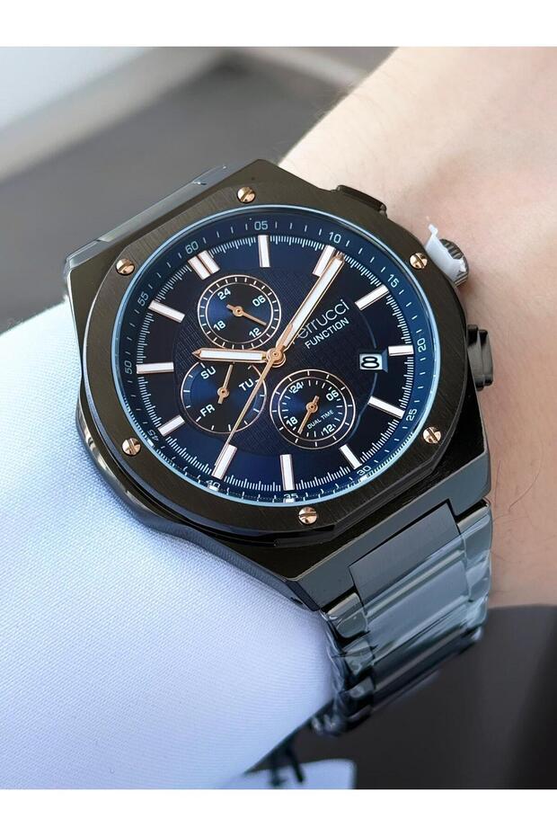 Men's Functions Active Metal Cord Wrist Watch