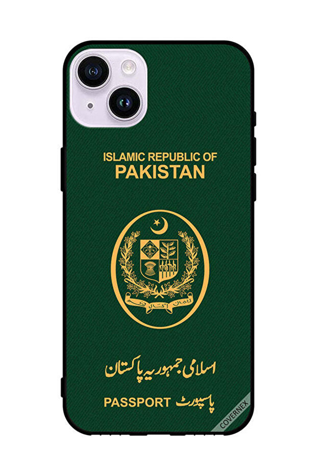 غطاء حماية لهاتف Apple iPhone 14 بنمط جواز السفر الباكستاني