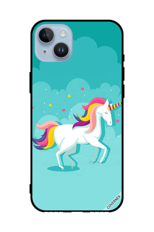 غطاء حماية لهاتف Apple iPhone 14 Plus Unicorn Walking