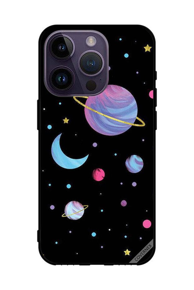 غطاء حماية لهاتف Apple iPhone 14 Pro - فن الكواكب