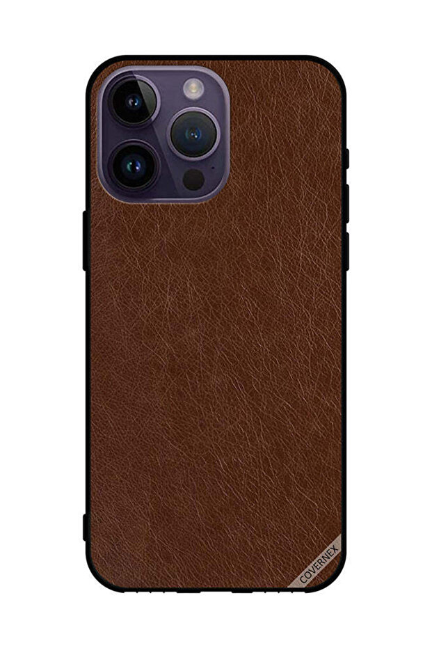 غطاء حماية جلدي لهاتف Apple iPhone 14 Pro Max بنمط 2