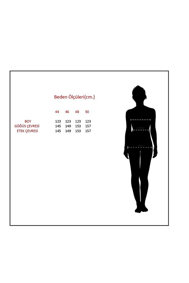 BEJ ÇİZGİLİ KAFTAN ELBİSE - 7