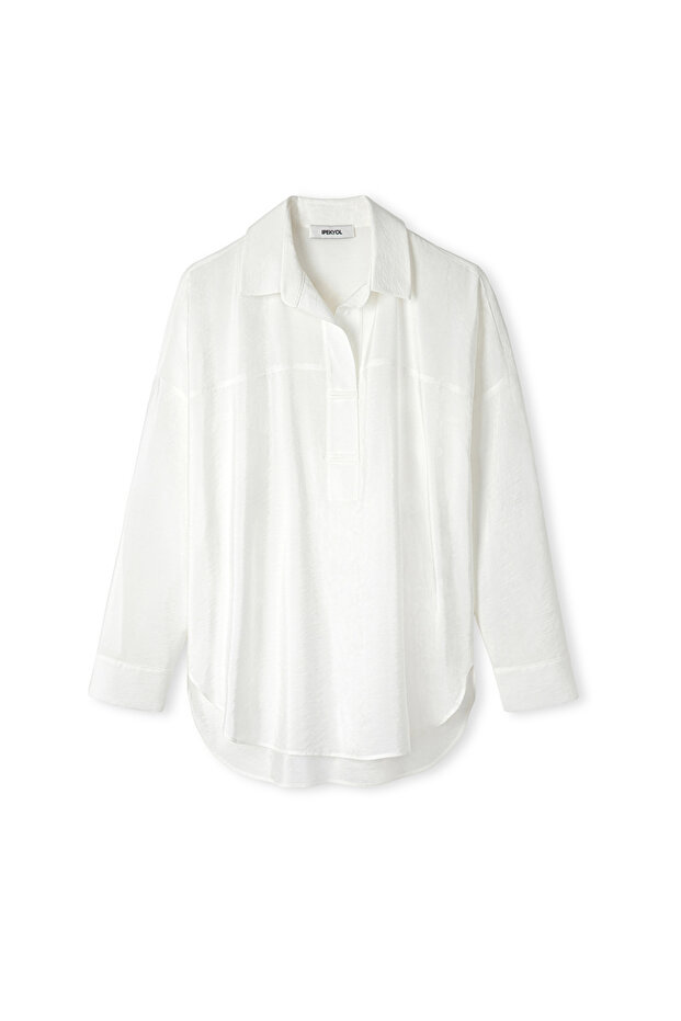 Gömlek yaka bluz - 3