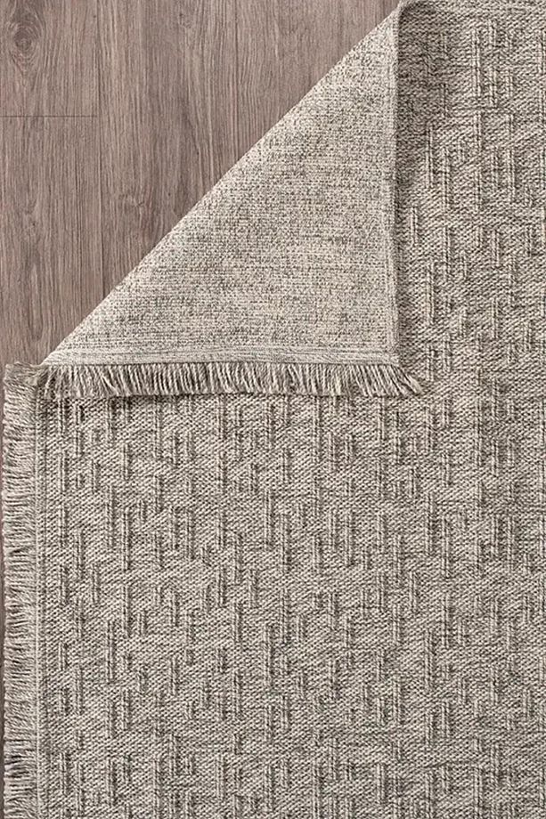 NATUREL PERA, JÜT MODERN DOKUMA SOFT TUŞELİ SİSAL CUT LOOP MASAJ MEKAN SALON ODA HALISI - 5