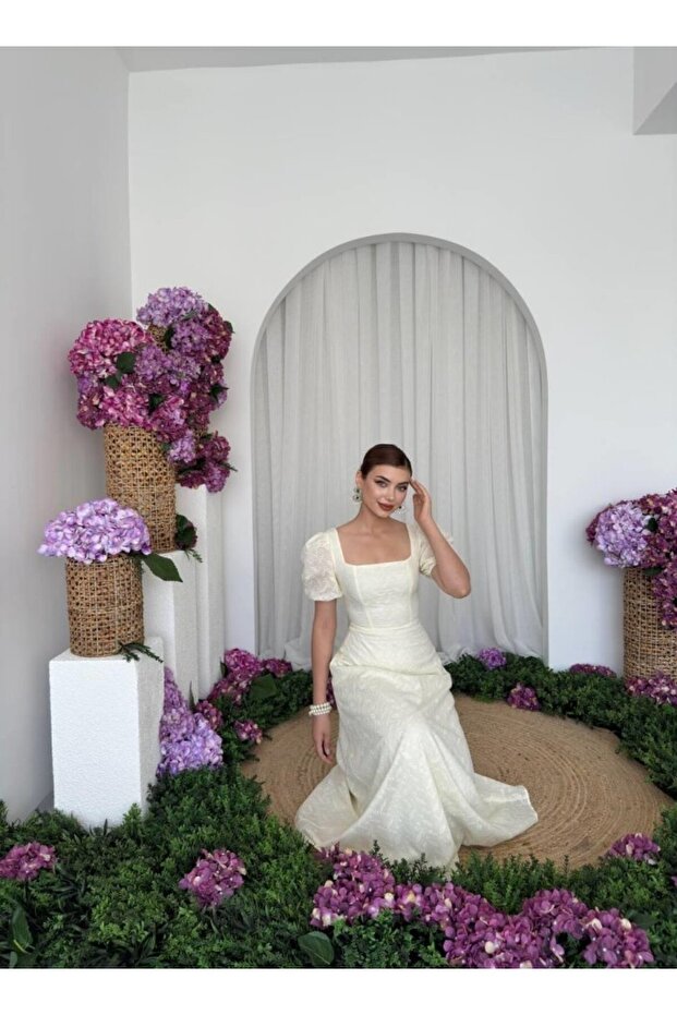 Lına Midi Elbise - 5