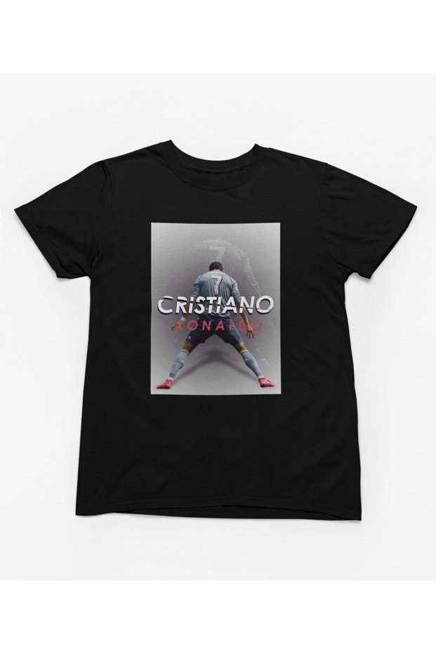 Stil-X New Cristiano Ronaldo Printed Cycling Collar Men's Children's and Youth Tshirt