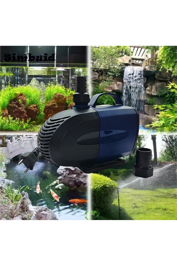 Süs Havuzu Motoru Sump Motor Şelale Motor 4.2 metre Yüksekliğe Su Yükseltebilir - 5