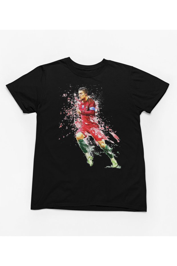 Stil-X New Cristiano Ronaldo Printed Cycling Collar Men's Children's and Youth Tshirt
