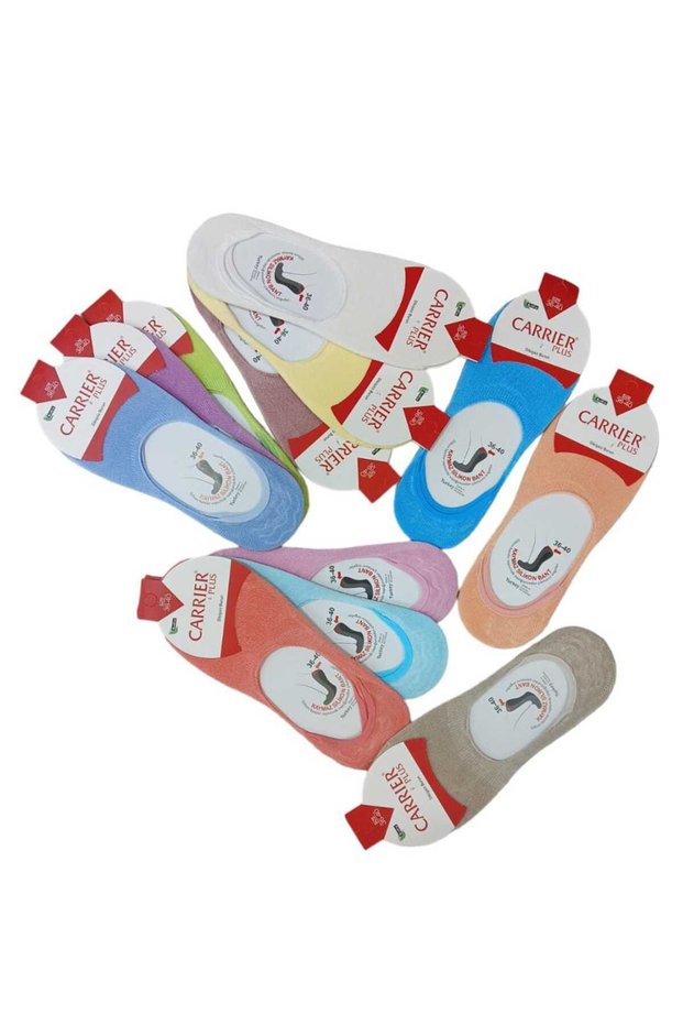 Seamless Silicone Lycra Bamboo Ballet Socks 12 Pack