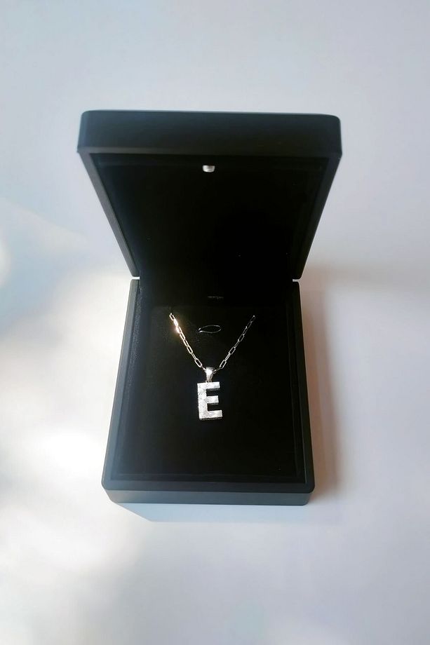 Led Işıklı Kolye Küpe Kutusu, Siyah Takı ve Mücevher Set Kutusu - 4