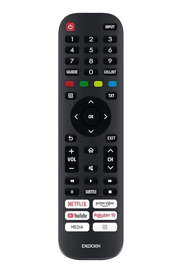 EN2X30H Replacement Remote Compatible with Hisense TV 40A5620F A20251K 40A5600F 32A5600F 32A5620F