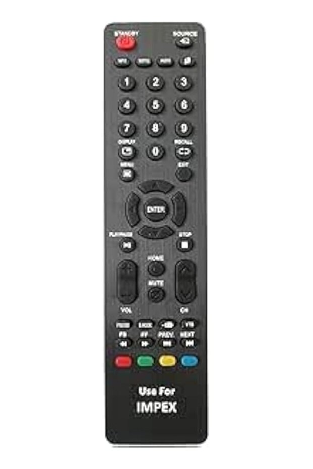 Replacement Remote for IMPEX LCD & LED Smart TVs