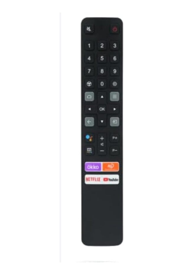 Replacement Control Compatible for TCL SMART TV with VOICE Assitant Button