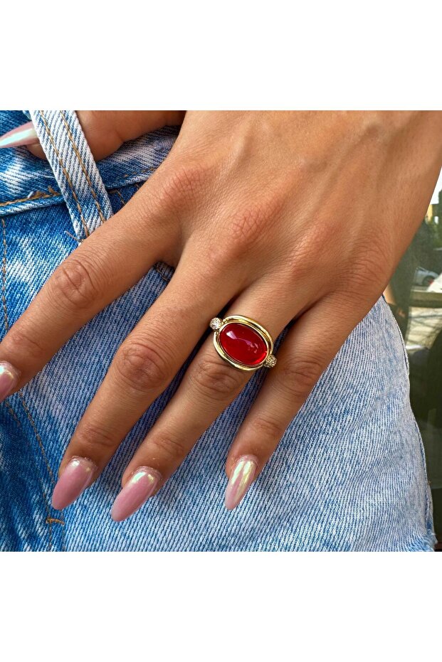 Scarlet Bloom Ring