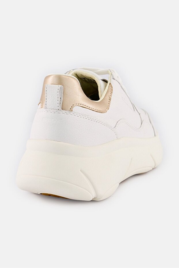 Women D Nebula Lace Up Casual Shoes, White - 3