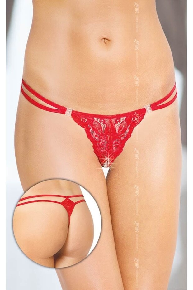 G-String 2444, red, size S/L - 1