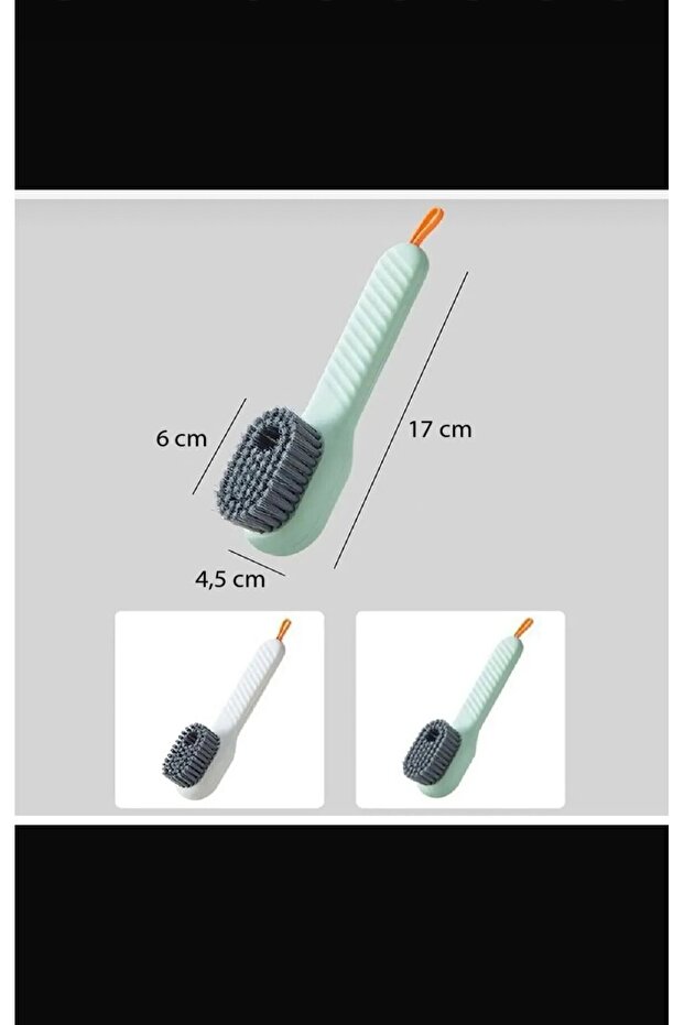 Deterjan Hazneli Temizlik Fırçası | Ayakkabı, Kıyafet, Bulaşık Temizleyici Pratik Fırça (1ADET) - 4