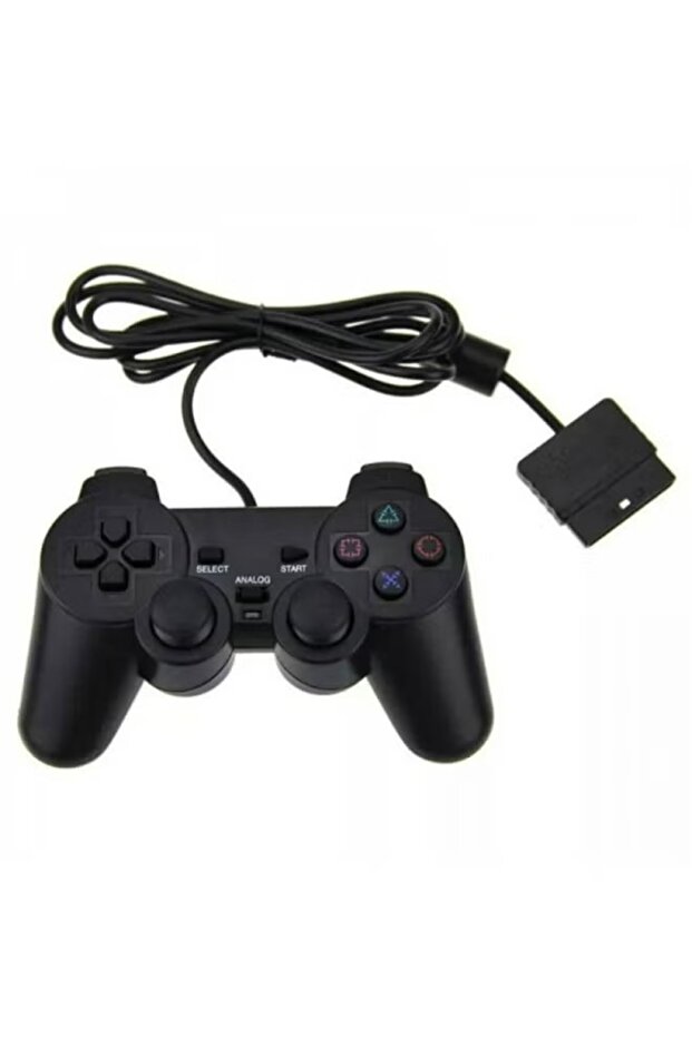 وحدة تحكم الألعاب السلكية - لوحة ألعاب مريحة كلاسيكية لجهاز PlayStation 2