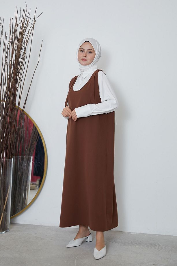 Omuz Detaylı Jile-Kahve - 6