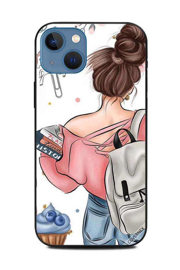 غطاء حماية لهاتف Apple iPhone 13 كتب في خطة يدوية متعلمة وتاريخية