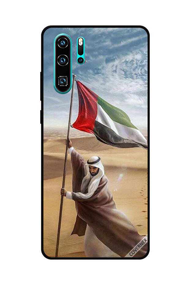 غطاء حماية لهاتف هواوي بي 30 برو - علم الإمارات العربية المتحدة - زايد