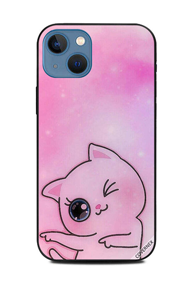 غطاء حماية لهاتف Apple iPhone 13 - Go This Way Kitten