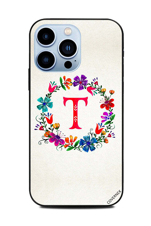 غطاء حماية لهاتف Apple iPhone 13 Pro حرف T