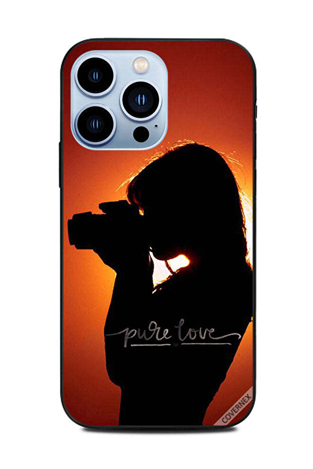 غطاء حماية لهاتف Apple iPhone 13 Pro - حب نقي