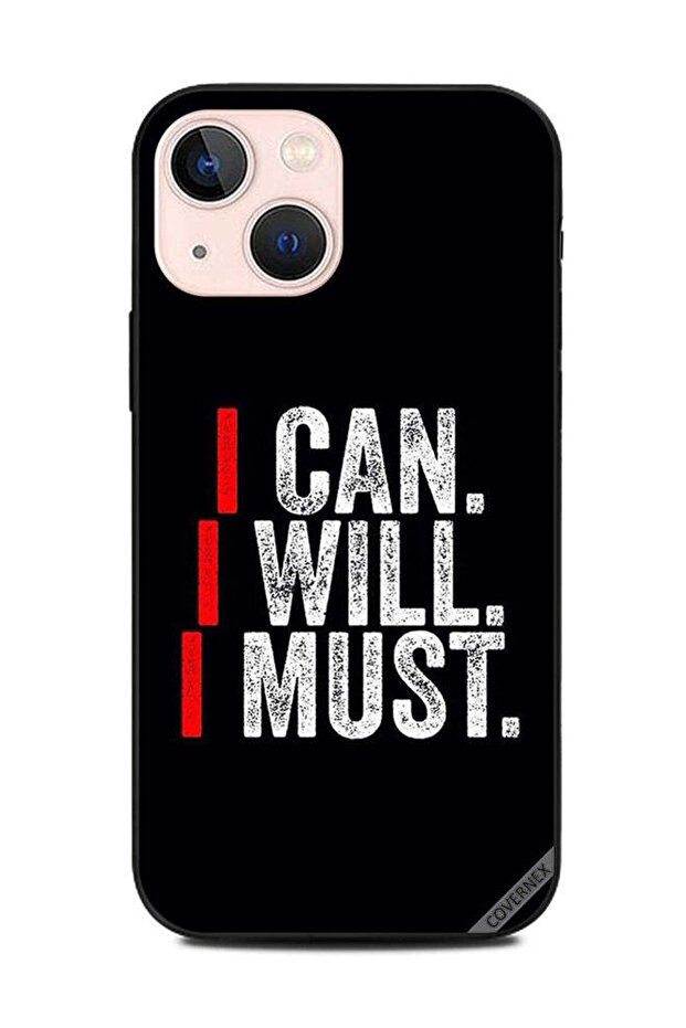 غطاء حماية لجهاز Apple iPhone 13 Mini أنا أستطيع، أنا سأفعل، أنا يجب أن أفعل