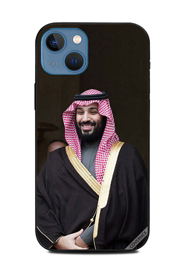 غطاء حماية لهاتف آبل آيفون 13 محمد بن سلمان مبتسمًا