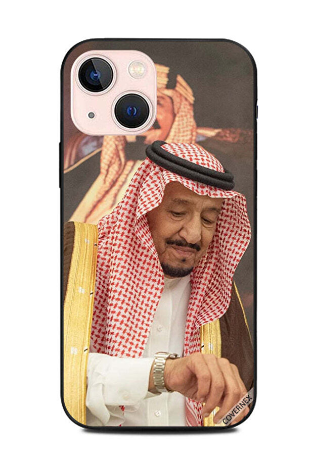 غطاء حماية لهاتف آبل آيفون 13 ميني الملك سلمان 1