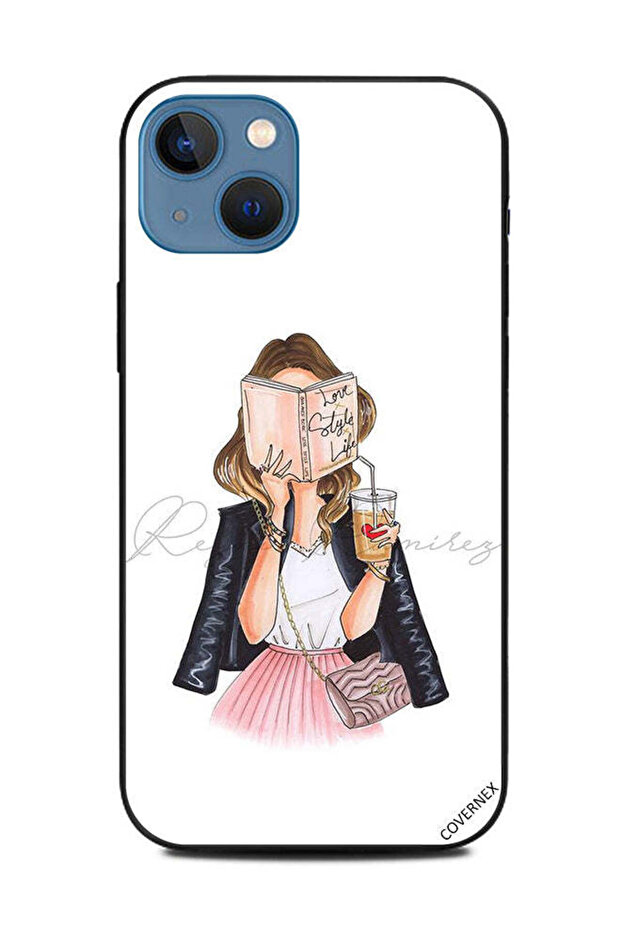 غطاء حماية لجهاز Apple iPhone 13 - نمط حياة القراءة والحب