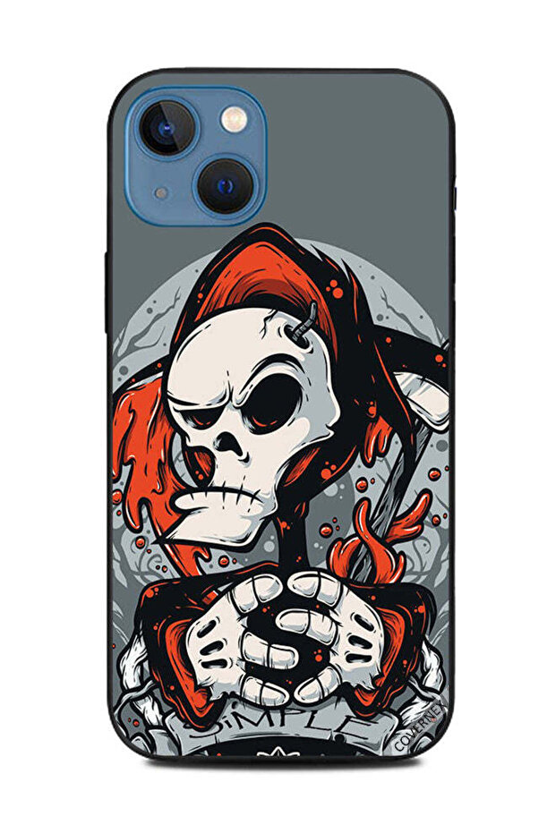 غطاء حماية لجهاز Apple iPhone 13 - Head Man Is Serious