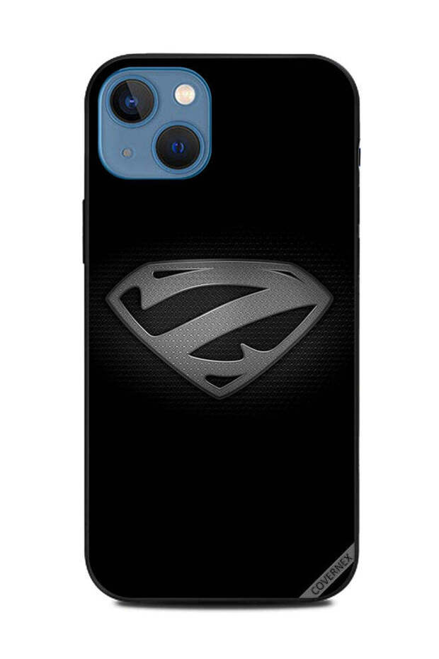 غطاء حماية لهاتف Apple iPhone 13 الأبجدية أبيض وأسود Z
