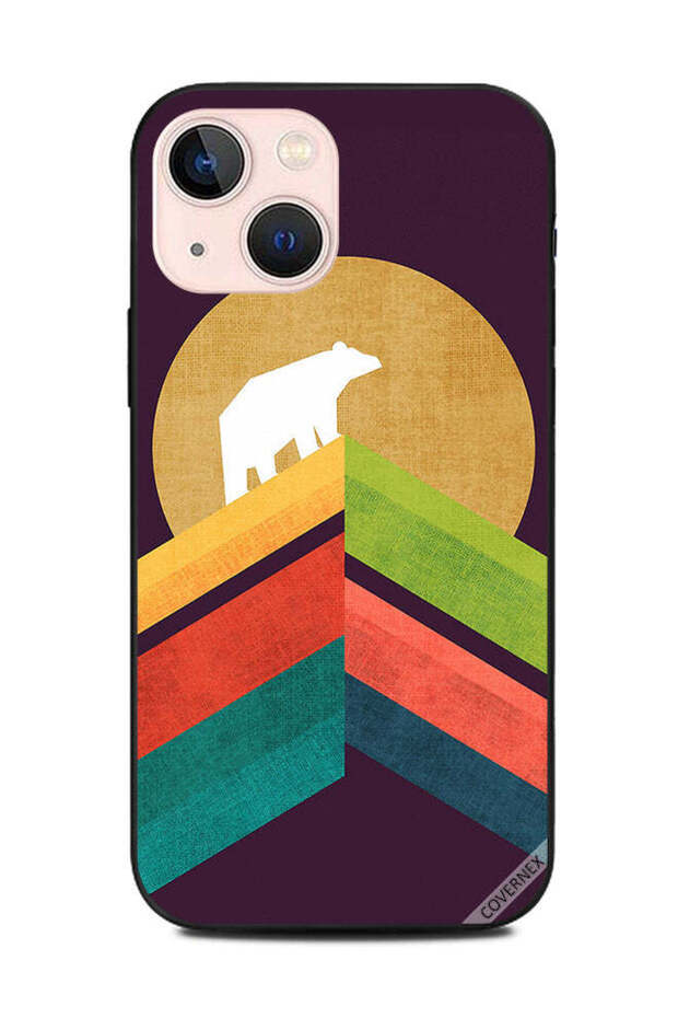 غطاء حماية لهاتف Apple iPhone 13 Mini Mountain Bear