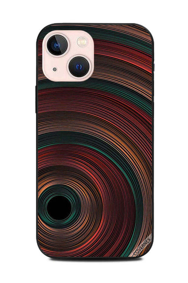 غطاء حماية لهاتف Apple iPhone 13 Mini دوائر وهمية