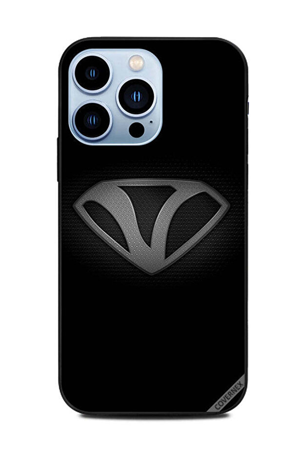 غطاء حماية لهاتف Apple iPhone 13 Pro، أبجدية أبيض وأسود، V